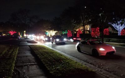 Christmas Eve Traffic Jam On Beverly Drive